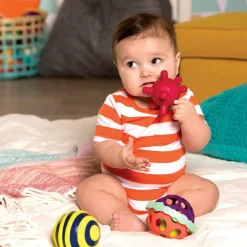 B. Toys Aktivitetsbolde - Ball-a-Balloos, 4 stk| Montessori|Bolde