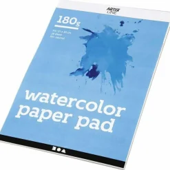 Creativ Company Akvarelblok A4 / 180 gr. - Hvid, 20 ark| Tegne- & Malegrej
