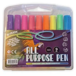 Allround tusser - Neon, 9 stk| Påske|Jul
