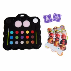 Grim'Tout Ansigtsfarve - Super Party Kit| Halloween|Fastelavn