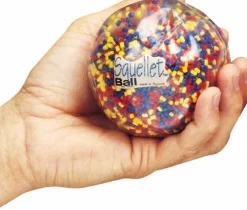Spordas Anti-stress bold - transparent m. perler|Børn Vis Alle Varer (Særlige Behov)|Taktil / Følesans