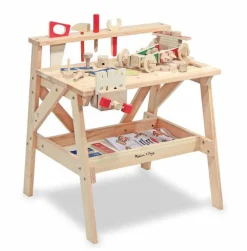Melissa & Doug Arbejdsbænk med værktøj| Montessori|Legeværktøj