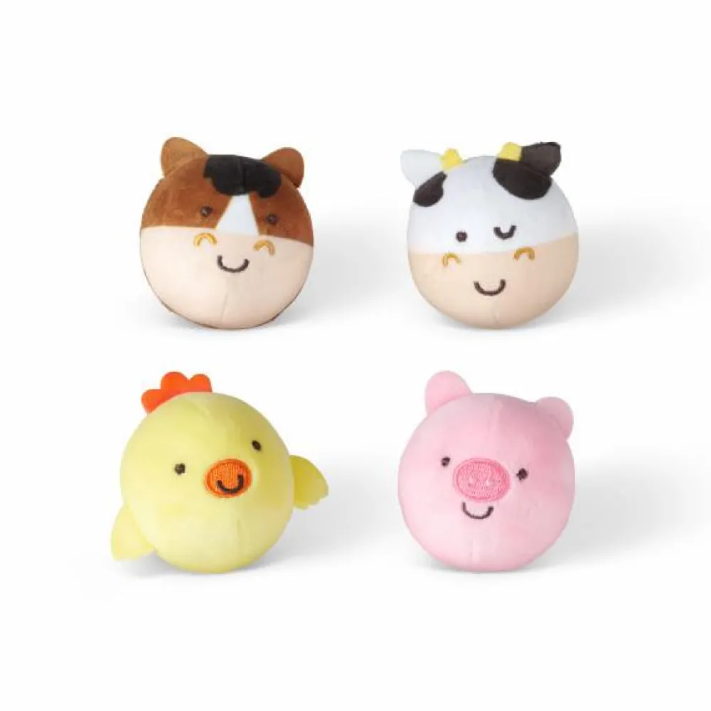 Melissa & Doug Babybold - Bondegårdsvenner, 4 stk| Bolde|Babylegetøj