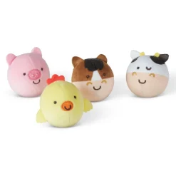 Melissa & Doug Babybold - Bondegårdsvenner, 4 stk| Bolde|Babylegetøj