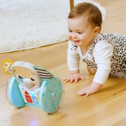 Baby Einstein - 2-i-1 elefant med lyd og lys| Babylegetøj|Tumlinge Legetøj