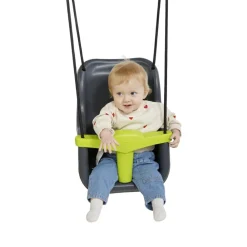 DICE Babygynge - Antracit/lime (sort reb)| Tumlinge Legetøj|Gynger
