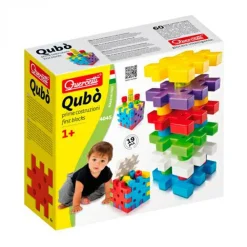 Quercetti Babyklodser - Qubo| Sorterings- & Stablelegetøj|Bygge- & Træklodser