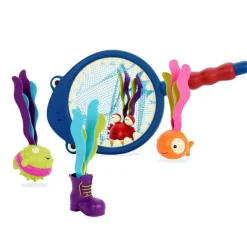 B. Toys Badeleg - Fiskesæt Finley Haj, fisk og dyk| Svømmeudstyr|Badelegetøj