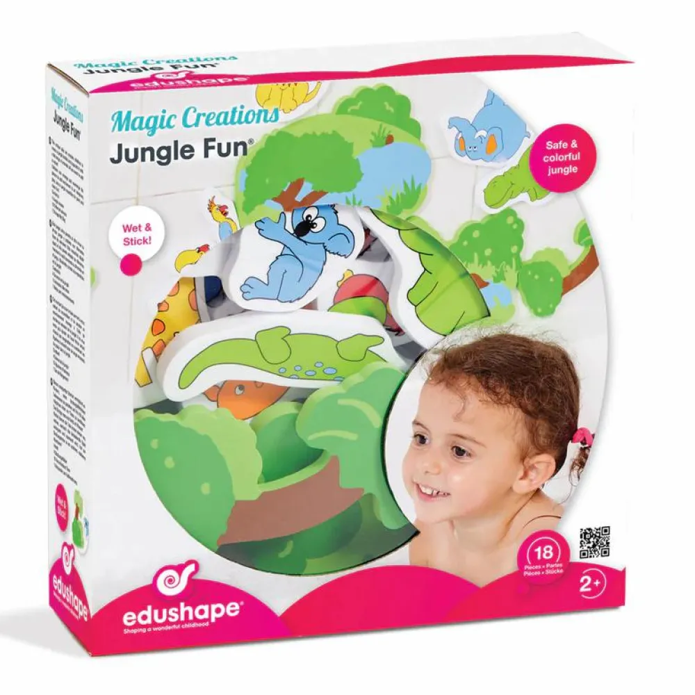 edushape Badeleg - Junglesjov, 18 dele| Badelegetøj|Badelegetøj