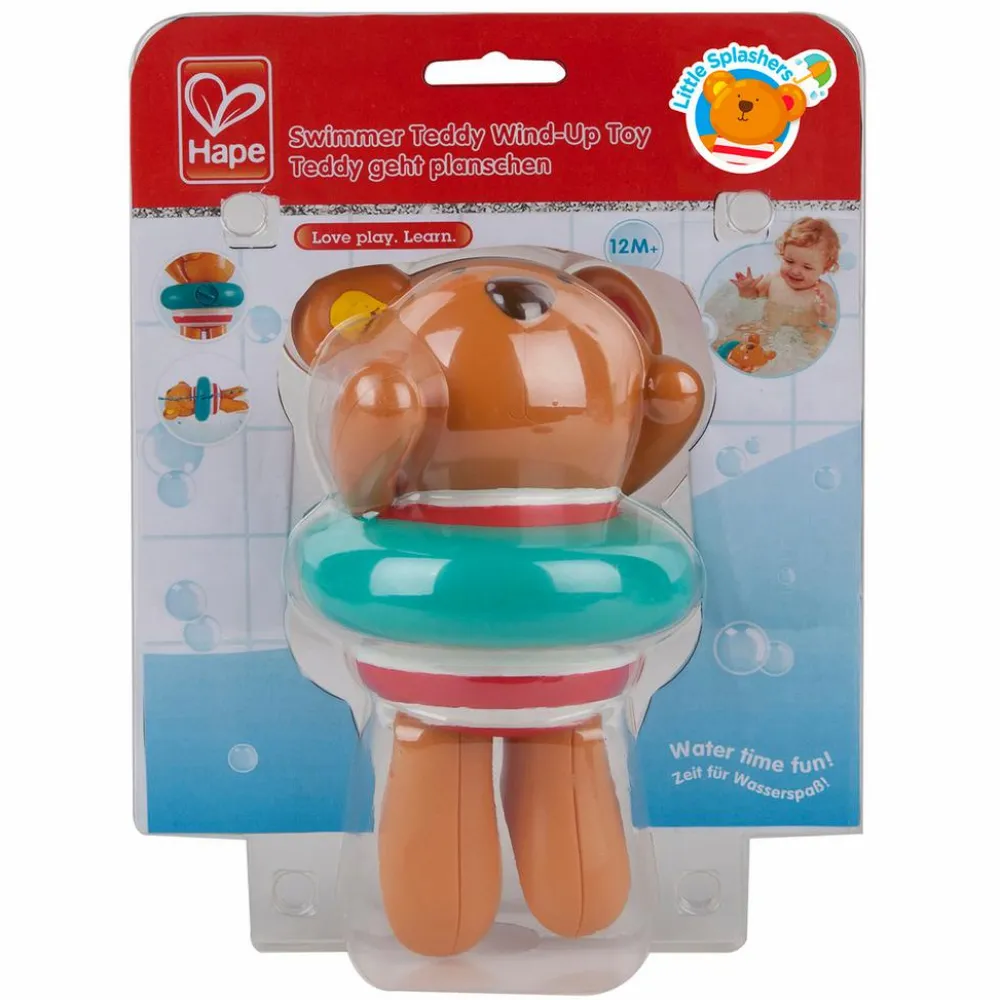 Hape Badeleg m. optræk - Svømmende Teddy| Tumlinge Legetøj|Badelegetøj