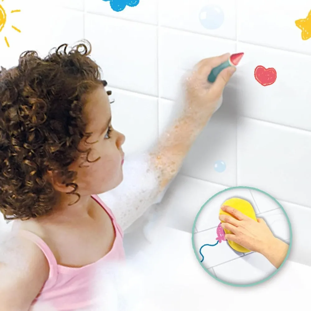 SES Creative Badesjov - Farvekridt til badet| Tumlinge Legetøj|Badelegetøj