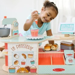 Melissa & Doug Bagerbutik i træ, 39 dele| Rolleleg|Legekøkken & Legemad