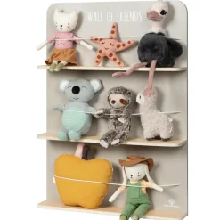 Bamse-hotel - Wall of Friends (grå/natur)|Børn Trælegetøj|Til Børneværelset