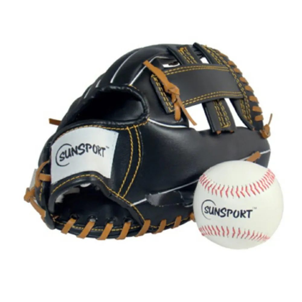 Baseballhandske & baseball Ø7 cm| Udeleg