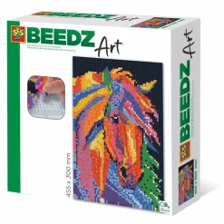 SES Creative BEEDZ Art - Fantasihest| Økologisk Eller Bæredygtig|Kreativ Leg