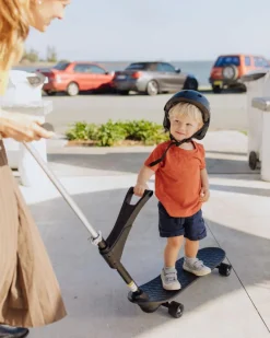 Ookkie Begynder-skateboard - Sort| Udeleg|Balanceleg
