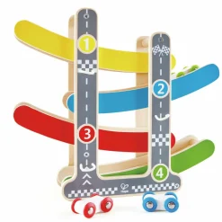 Hape Bilbane - Fast Flip| Trælegetøj|Tumlinge Legetøj