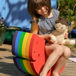 bObles Elefant L - Rainbow|Børn Til Børneværelset|Balanceleg