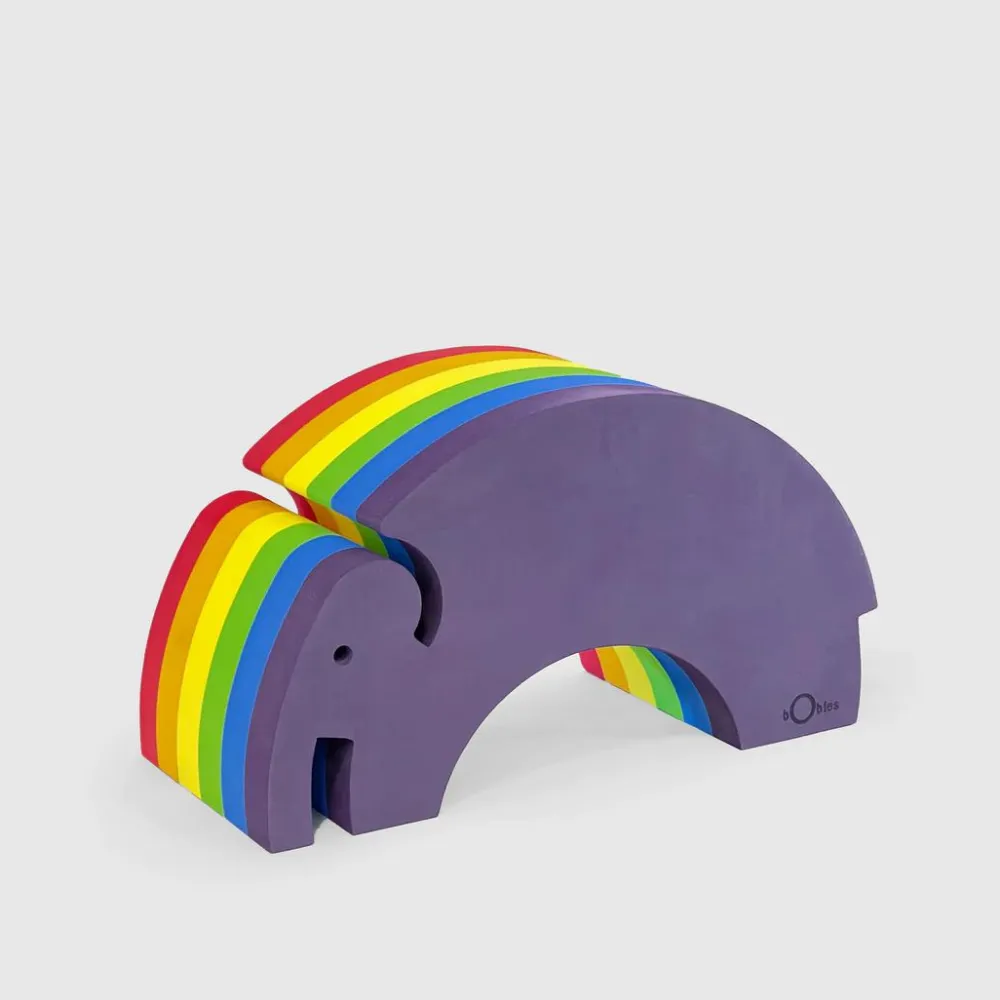 bObles Elefant L - Rainbow|Børn Til Børneværelset|Balanceleg