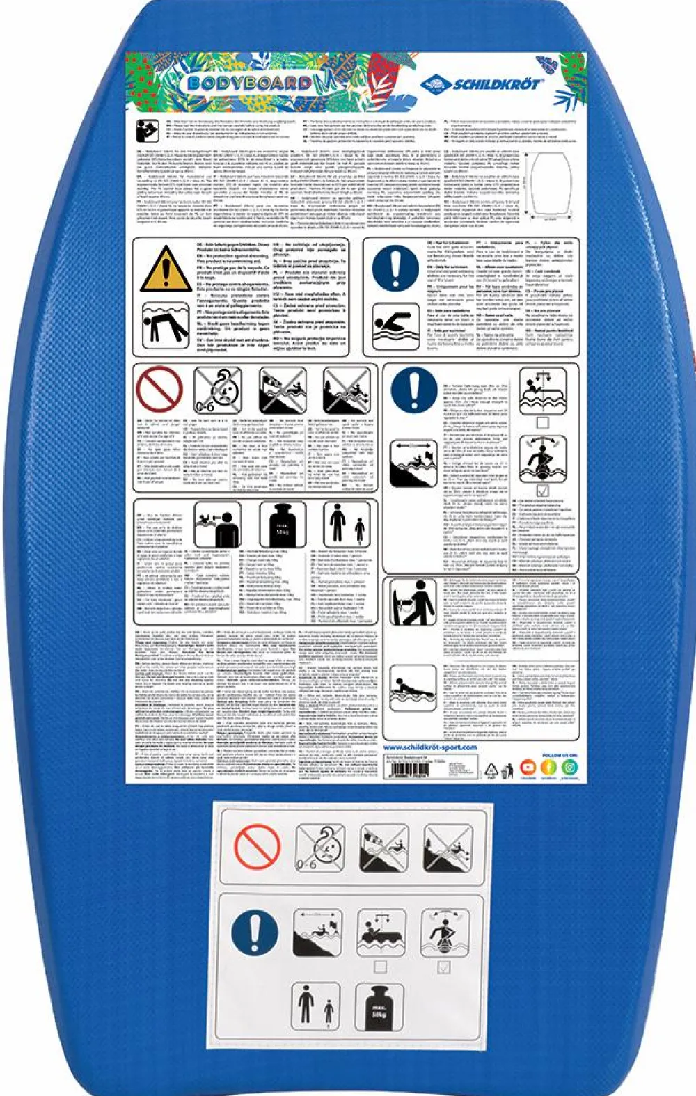 Bodyboard - Medium (Ocean)| Svømmeudstyr|Strand- & Sandlegetøj