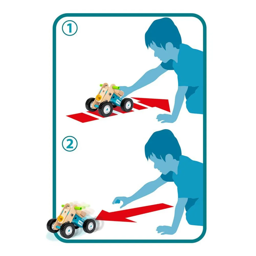 BRIO Builder - Pull back-motorsæt| Byggesæt|Bygge- & Træklodser