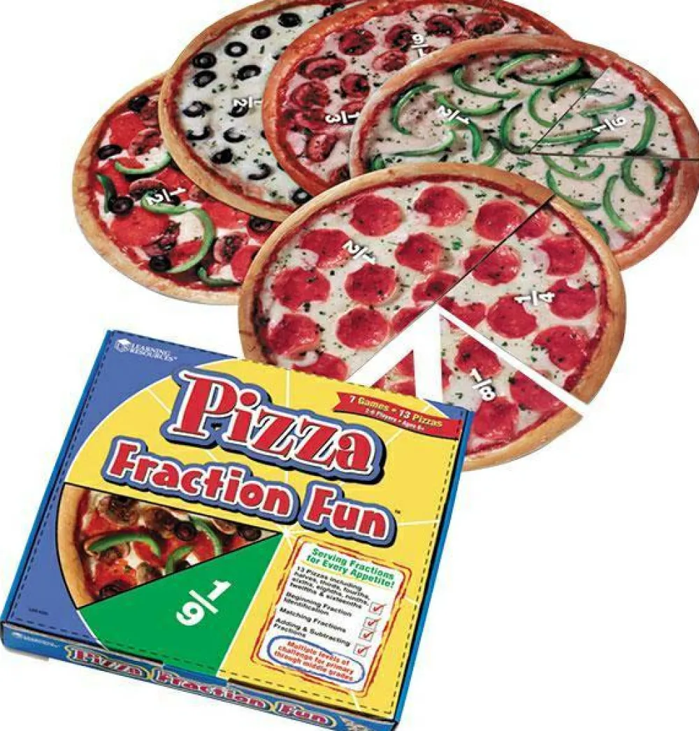 Learning Resources Brøkspil - Pizza| Skolesjov|Montessori