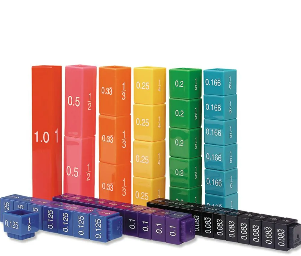 Learning Resources Brøk Tårne| Logik & Talforståelse|Matematik & Leg