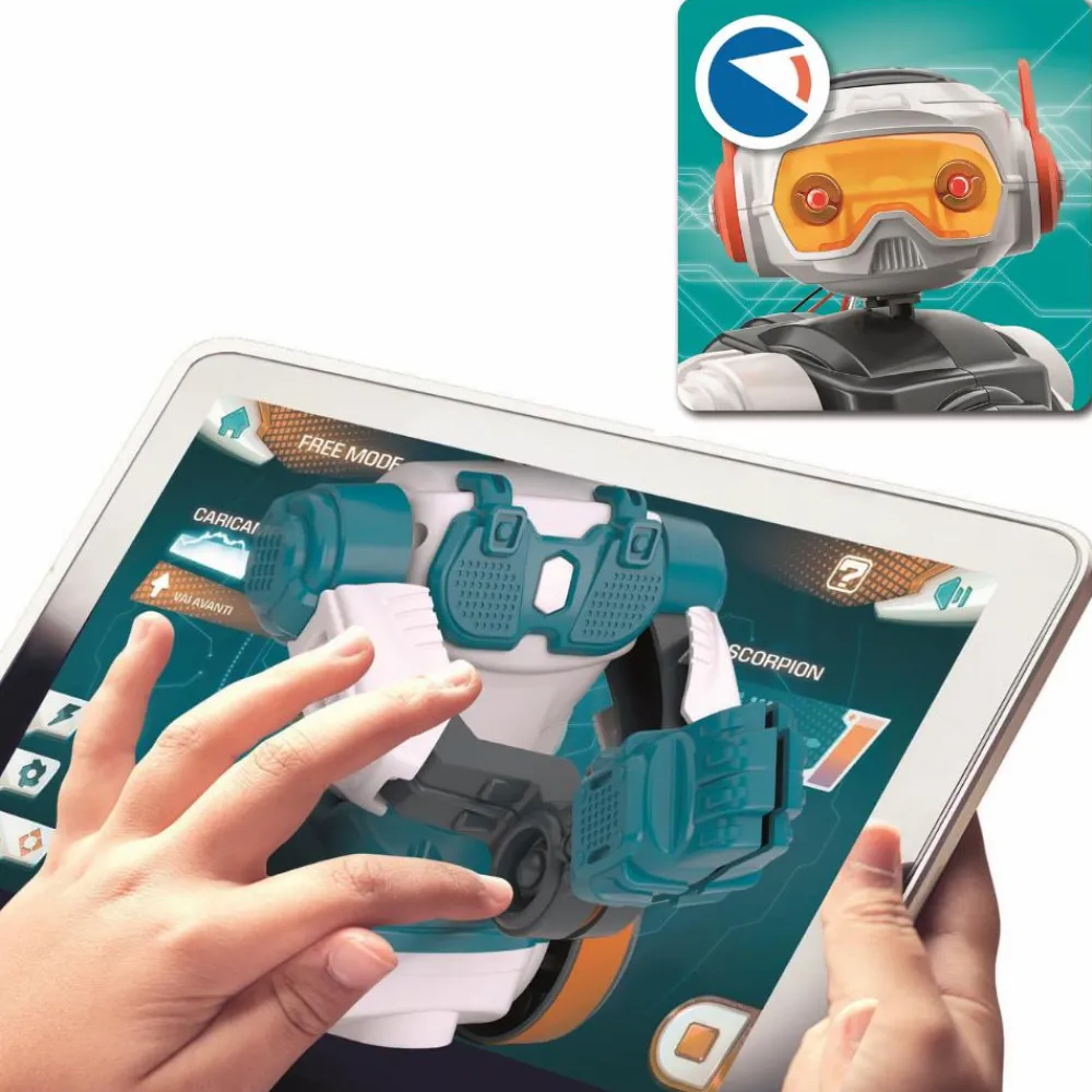 Clementoni Byg & programmér - Evolution Robot 2.0| Stem Læringslegetøj|Robot Legetøj