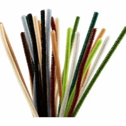Creativ Company Chenille Ø6 mm. - Natur, 25 stk| Påske|Kreativ Leg