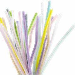 Creativ Company Chenille Ø6 mm. - Pastel, 25 stk| Påske|Kreativ Leg