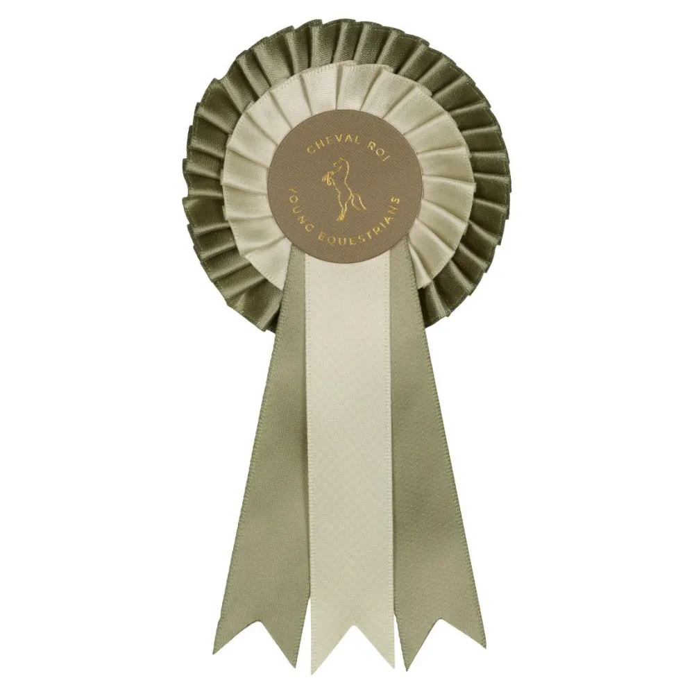 Cheval Roi tilbehør - Rosette, Sage Green| Kæpheste & Tilbehør