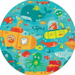 educa Cirkelpuslespil m. 28 brikker - Under havet| Puslespil