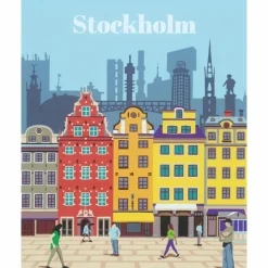 CreArt Paint by Numbers - Stockholm| Voksenværk|Krea-Fitness