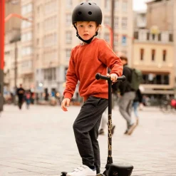 Scoot & Ride Cykelhjelm, 51-55 cm - Black|Børn Børnesikkerhed