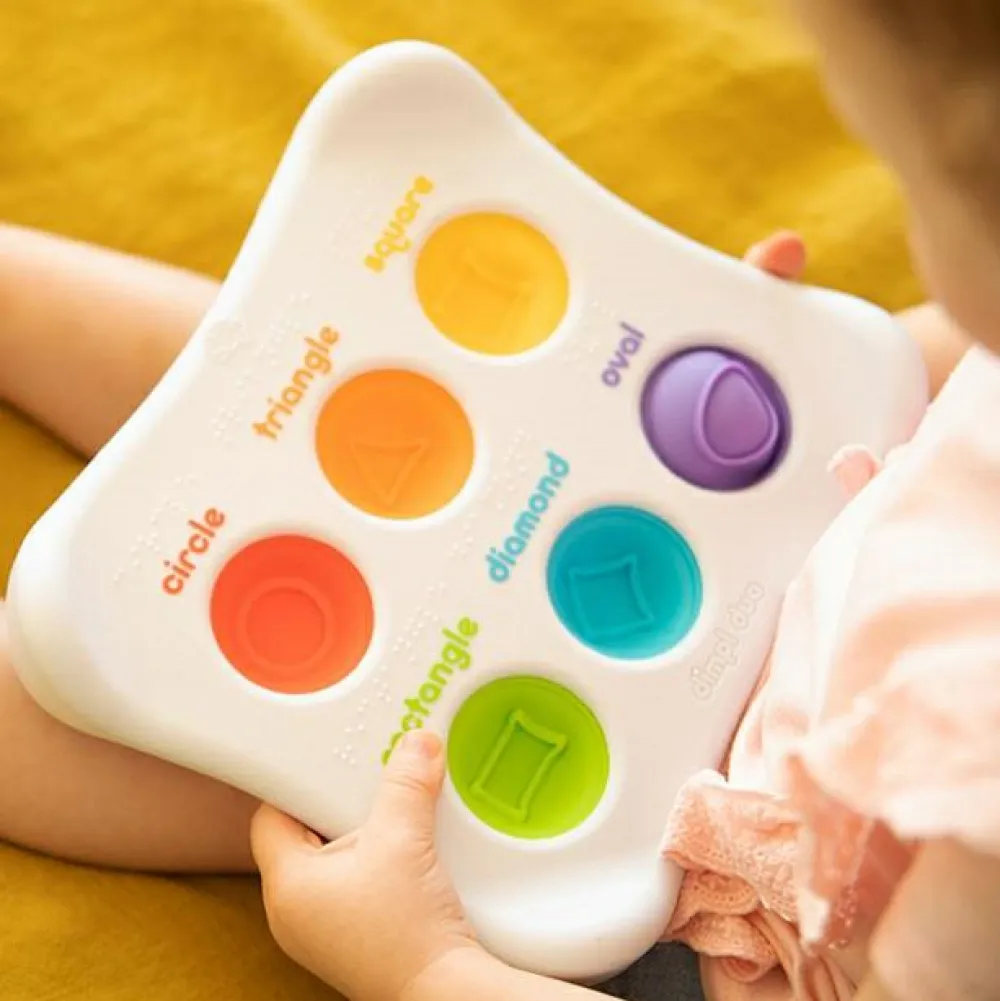 Fat Brain Toys Dimpl - Boblepanel former & farver| Fidget Toys|Matematik & Leg