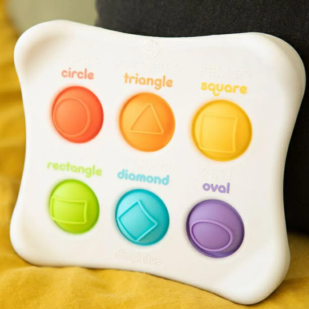 Fat Brain Toys Dimpl - Boblepanel former & farver| Fidget Toys|Matematik & Leg