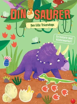 Forlaget Bolden Dinosaurer aktivitetsbog - Den lille Triceratops| Legetøj Til Ferien|Dinosaur Legetøj