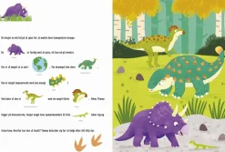 Forlaget Bolden Dinosaurer aktivitetsbog - Den lille Triceratops| Legetøj Til Ferien|Dinosaur Legetøj