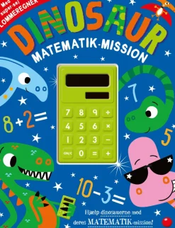Forlaget Bolden Dinosaur Matematik-mission inkl. lommeregner| Logik & Talforståelse|Skolesjov