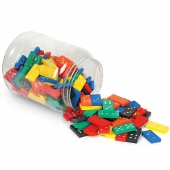 Learning Resources Domino - Double-Six, 168 brikker| Logik & Talforståelse|Matematik & Leg