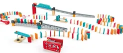 Hape Domino - Robotfabrikken, 122 dele| Finmotorik|Stem Læringslegetøj