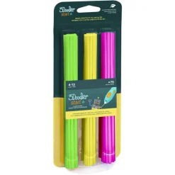 3Doodler Start+ | Refill farvemix 4, 75 stk| Kreativ Leg|Tegne- & Malegrej
