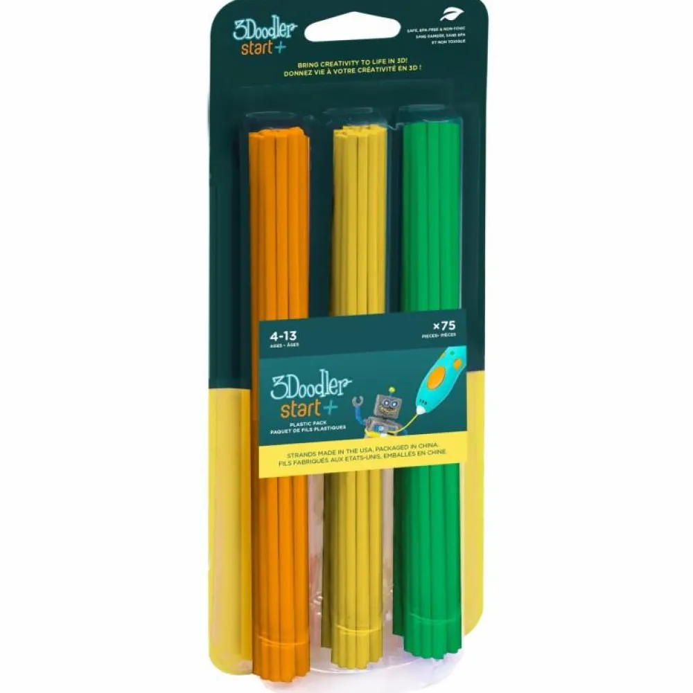 3Doodler Start+ | Refill farvemix 2, 75 stk| Kreativ Leg