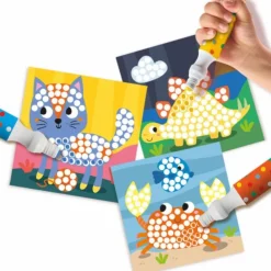 SES Creative Dot Markers XXL - Aktivitetskort| Tegne- & Malegrej