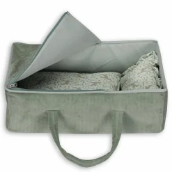mamamemo Dukkelift inkl. pude og dyne - Mint, 40 cm| Dukkevogn|Dukker