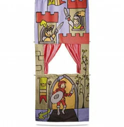 Egmont Toys Dukketeater til døråbning - Ridder (165 x 70 cm)|Børn Til Børneværelset|Hånddukker