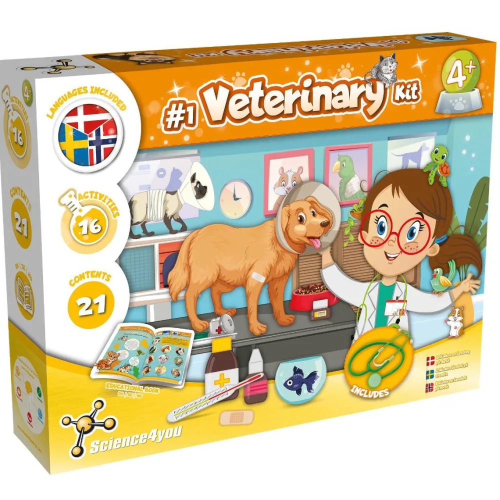 Eksperimentsæt - Veterinærvidenskab| Stem Læringslegetøj|Eksperimenter