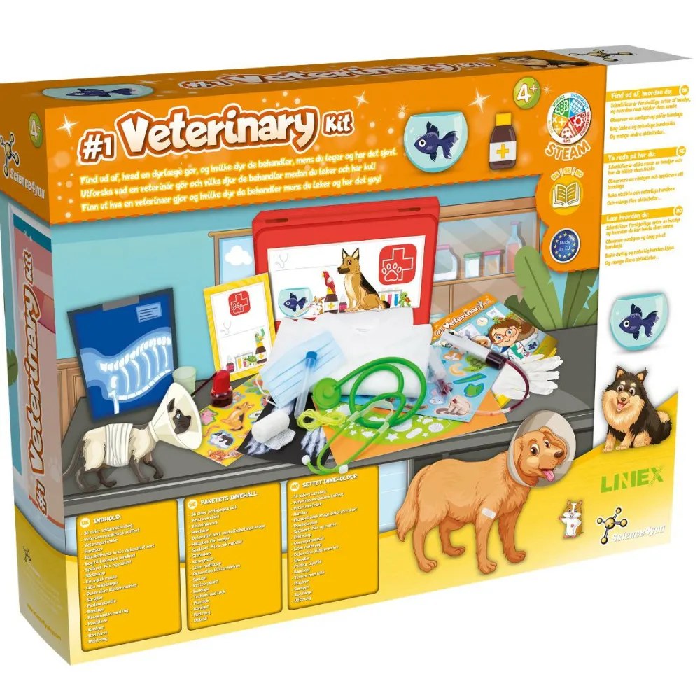 Eksperimentsæt - Veterinærvidenskab| Stem Læringslegetøj|Eksperimenter