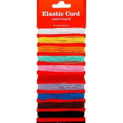 Creativ Company Elastiksnor Ø1,2 mm. - Ass. farver, 10 stk| Påske|Kreativ Leg