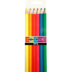 Creativ Company Farveblyanter - Neon, 6 stk| Tegne- & Malegrej